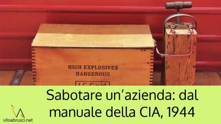 Sabotare un'azienda